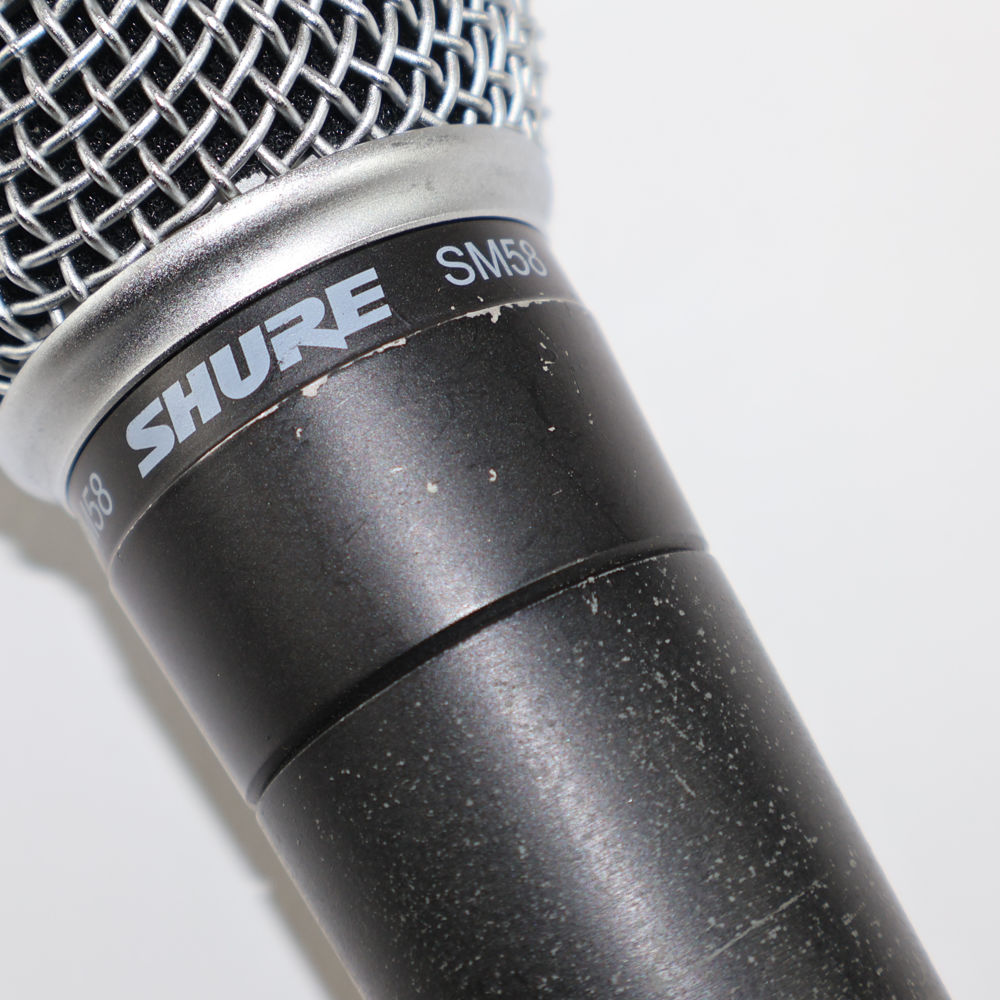 【中古】 マイク ダイナミックマイク ボーカル用 SHURE SM58 シュアー 58 ゴッパ シュア 詳細画像