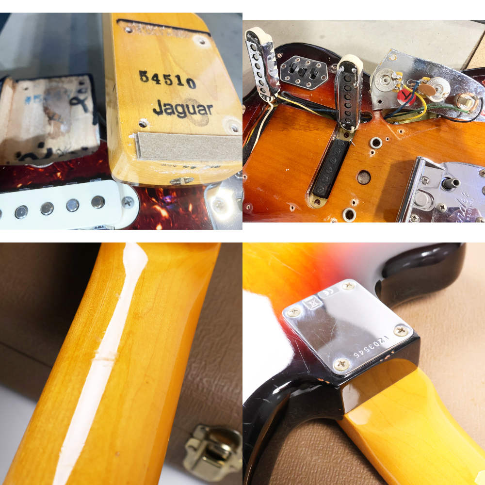 【中古】 エレキギター Fender American Vintage ’62 Jaguar 3CS 2012年製 フェンダー ジャガー 内部 傷 