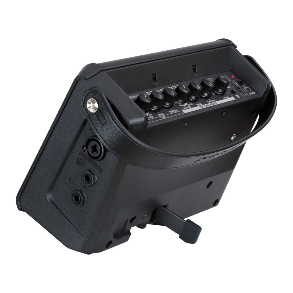 ROLAND ローランド CUBE Street MINI キューブストリートミニ バッテリー駆動小型アンプ CUBE-ST-MI (MOBILE CUBE後継機種） バック斜めアングル画像