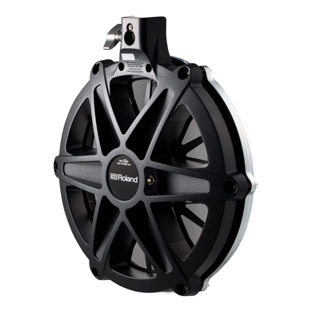 ROLAND PD-12P V-Pad V-Drumパッド ローランド Vドラムパッド 12インチ クロームフープ 背面