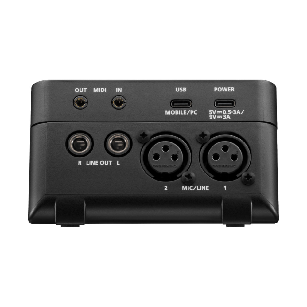 ROLAND GO:MIXER STUDIO 演奏動画の作成に最適なオーディオインターフェイス GOMIXERST ゴーミキサースタジオ ローランド リア画像