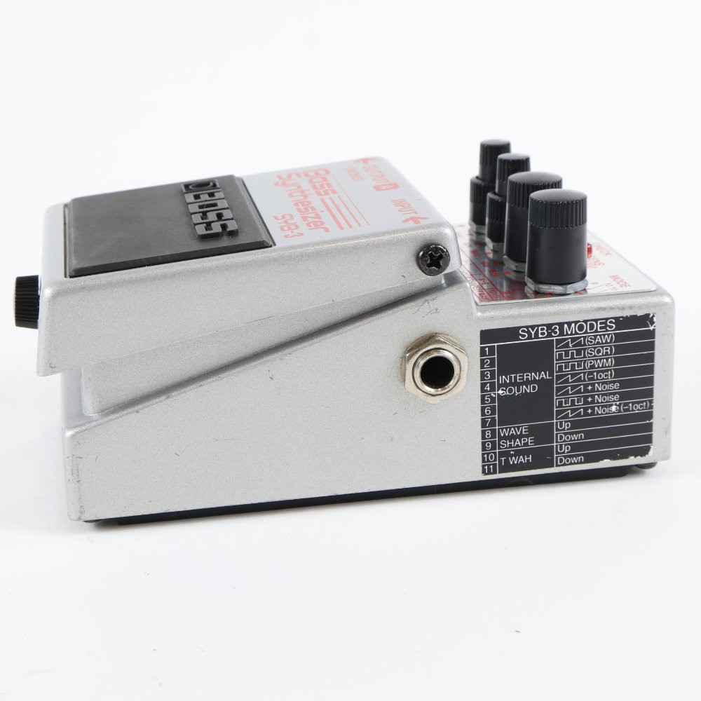 【中古】 ベースシンセサイザー BOSS SYB-3 Bass Systhsizer ボス ベースエフェクター 側面