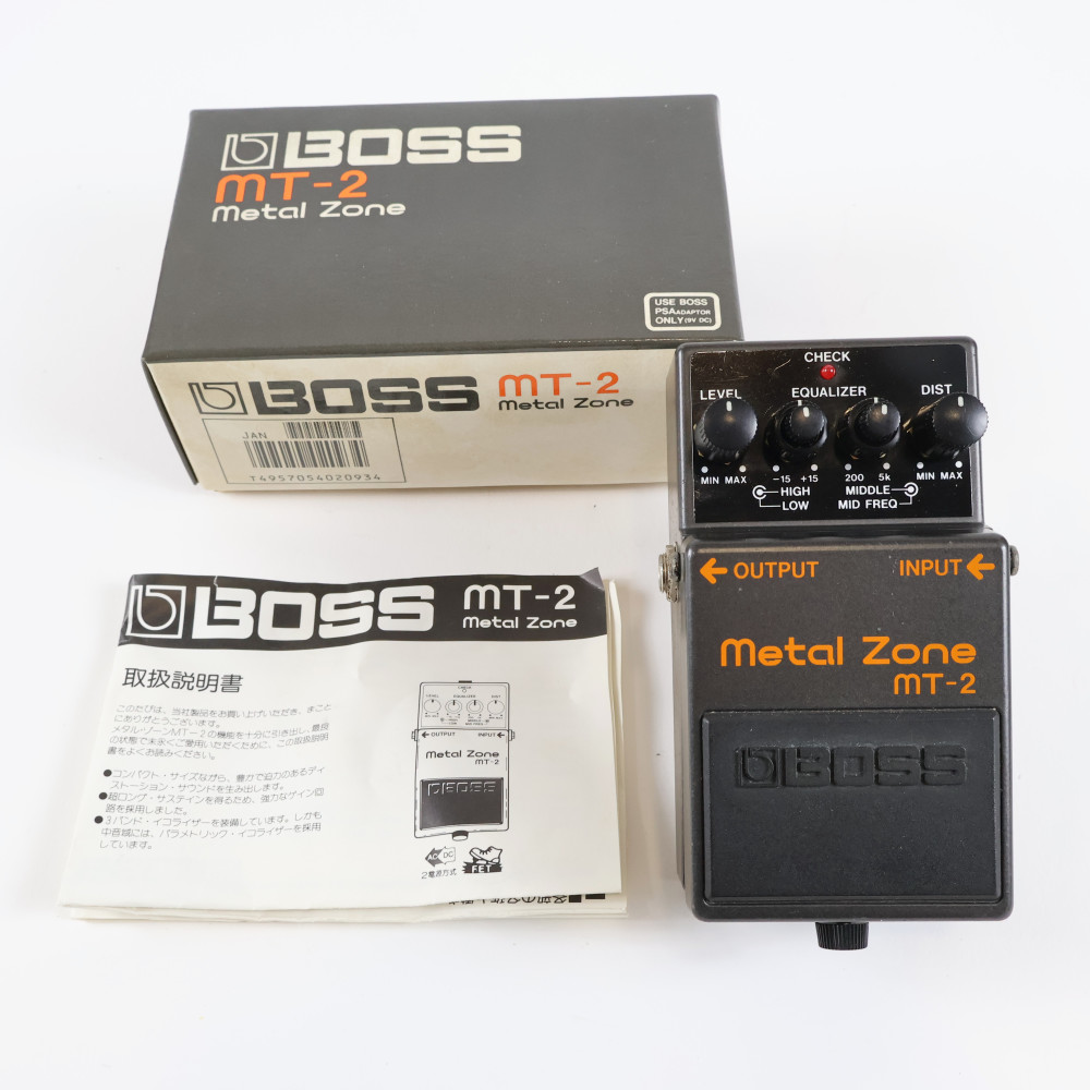 中古】メタルゾーン エフェクター BOSS MT-2 Metal Zone ボス ギター