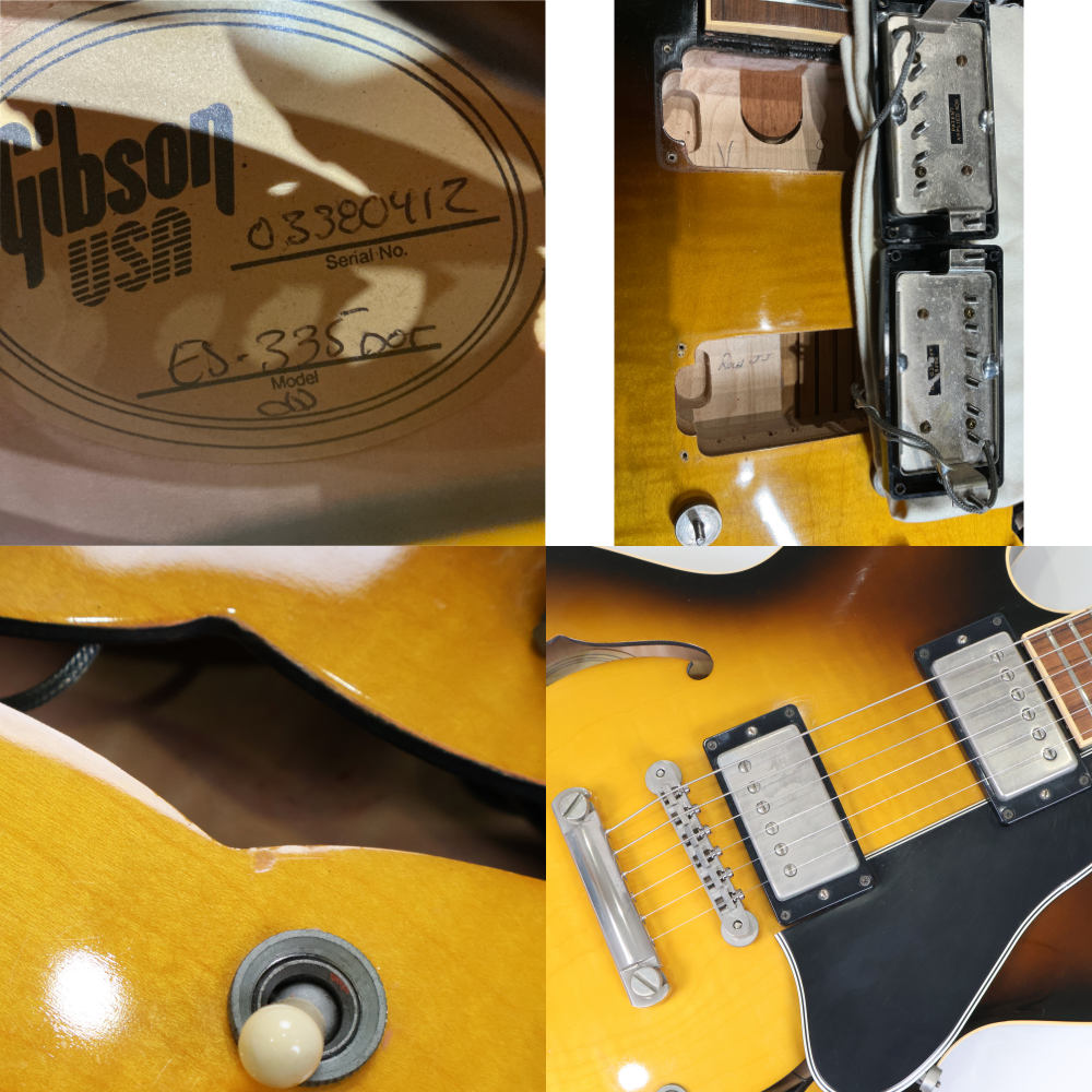 【中古】 エレキギター Gibson ES-335 Dot Vintage Sunburst 2000年製 ギブソン セミアコースティックギター 335 57クラシック搭載 詳細画像