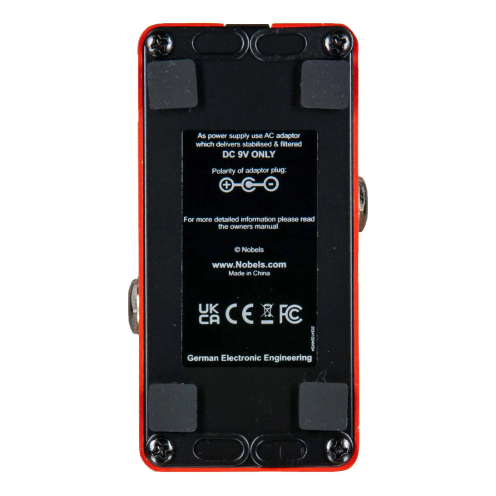 Nobels ノーベルズ CHO-mini ステレオコーラスペダル ギターエフェクター ボトム画像