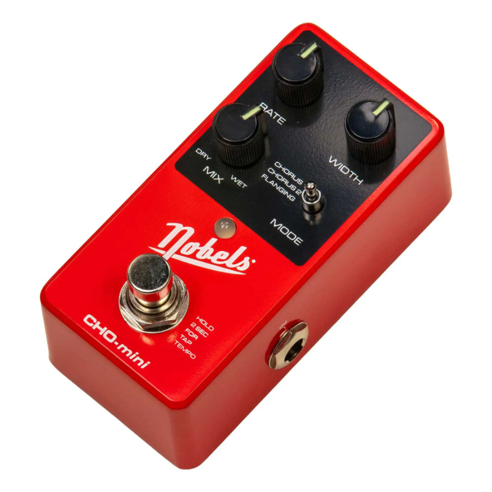 Nobels ノーベルズ CHO-mini ステレオコーラスペダル ギターエフェクター 右斜めアングル画像