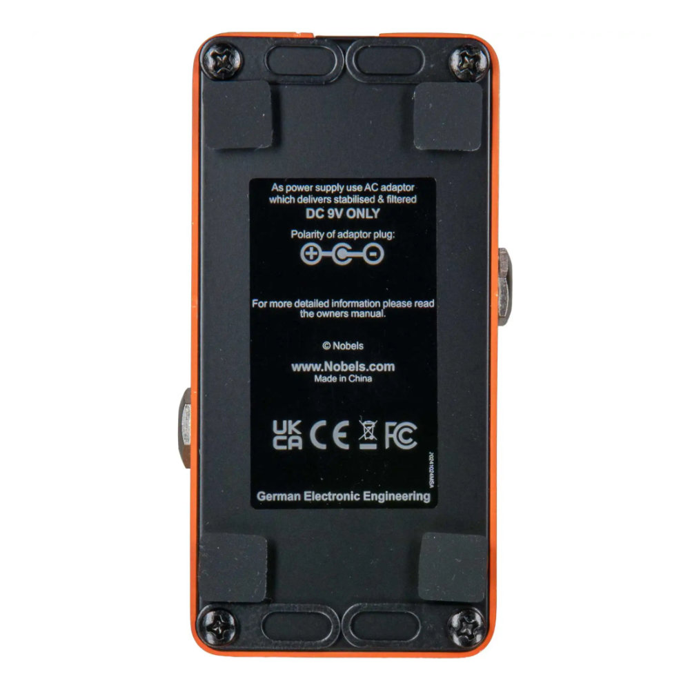 Nobels ノーベルズ MOD-mini ステレオモジュレーションペダル ギターエフェクター ボトム画像