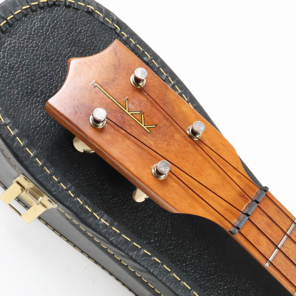 【中古】 ウクレレ KAMAKA バリトンウクレレ ホワイトラベル 弦長484mm 80-90年代製 カマカ ヘッド画像