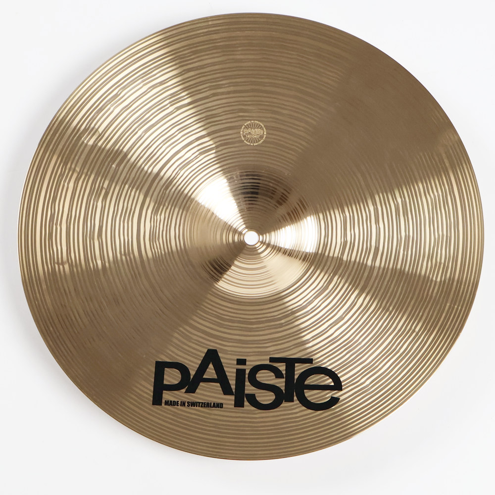【中古】 クラッシュシンバル パイステ PAISTE Signature Precision Crash 16インチ 裏面