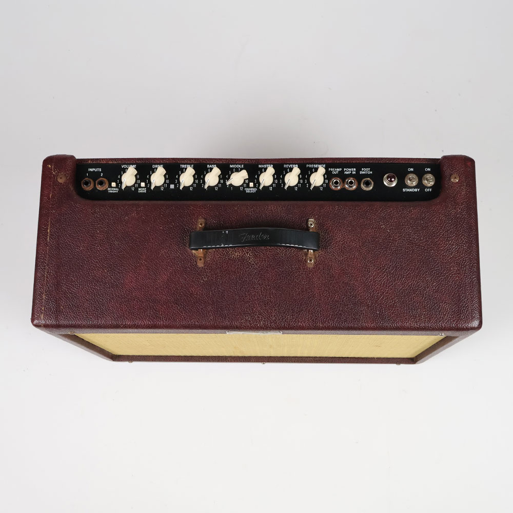 【中古】 ギターアンプ FENDER HOT ROD DELUXE III WINE/WHEAT フェンダー コンボアンプ トップ画像