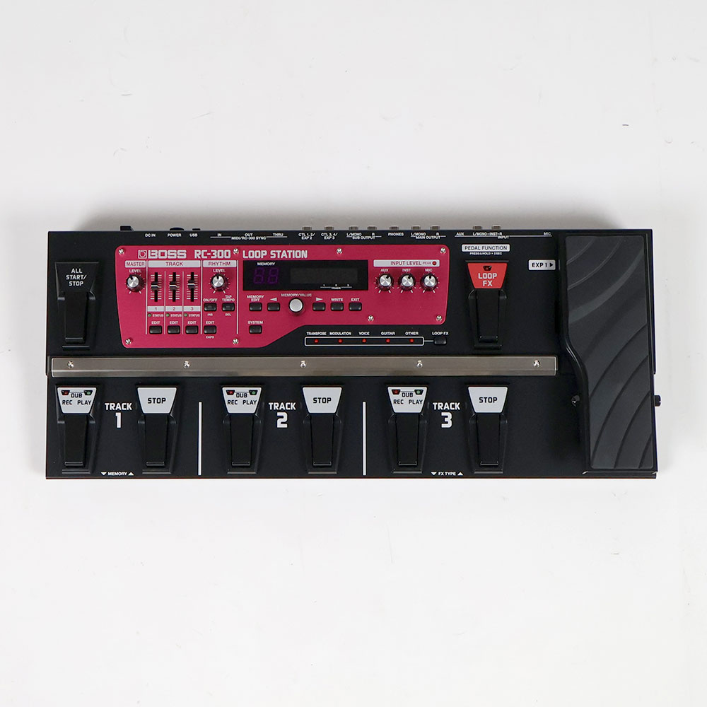 【中古】ルーパー エフェクター BOSS RC-300 Loop Station ループエフェクター トップ画像