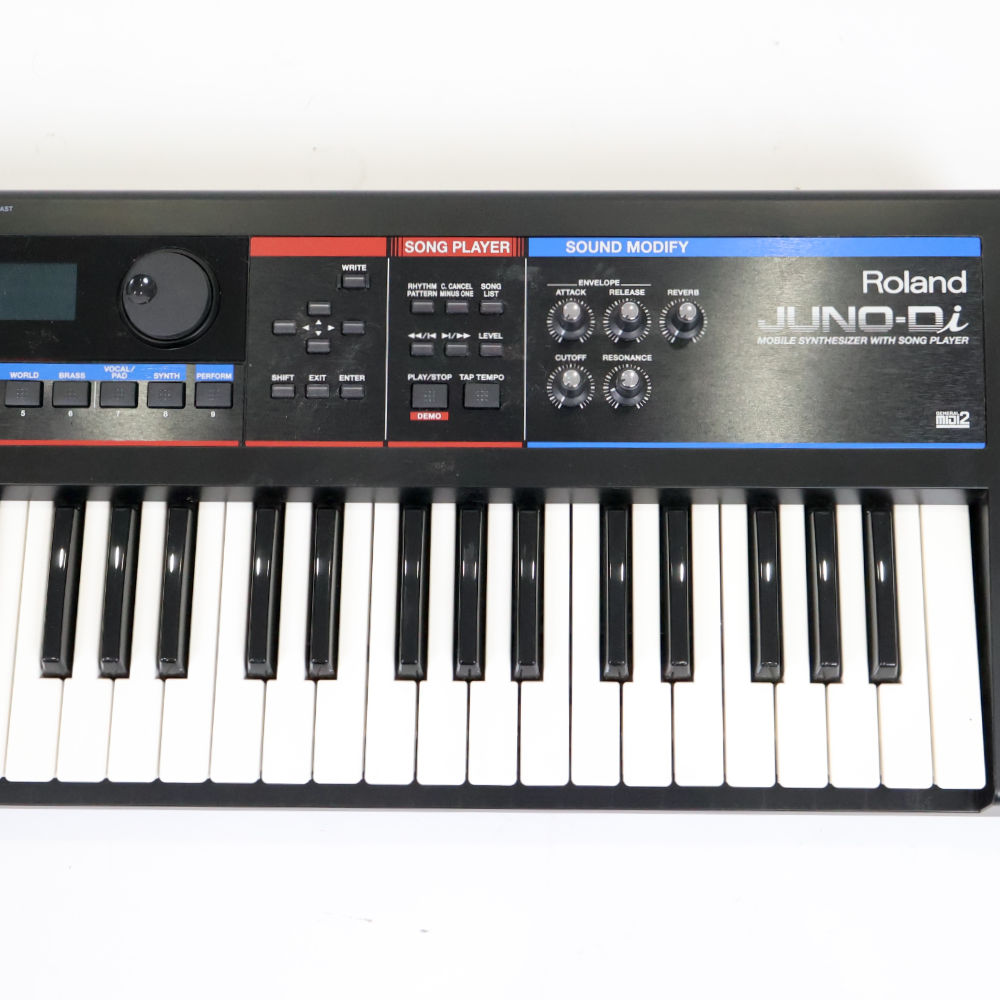 【中古】 モバイルシンセサイザー Roland JUNO-Di ローランド 右コントロール