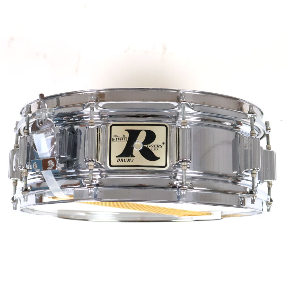 【中古】 スネアドラム ロジャース Rogers SUPERTEN SNARE DRUM 14x5 スネアドラム フロント画像