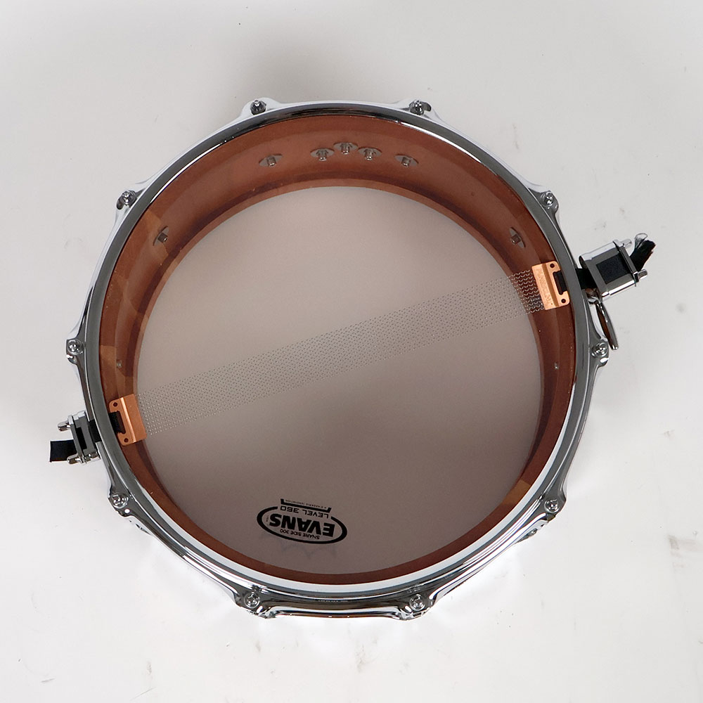 【中古】 スネアドラム ヘンドリックス HENDRIX DRUMS Archetype American Black Cherry 14x5.5 ボトム画像