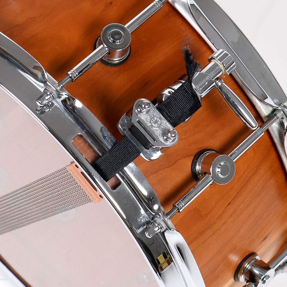 【中古】 スネアドラム ヘンドリックス HENDRIX DRUMS Archetype American Black Cherry 14x5.5 アップ画像1