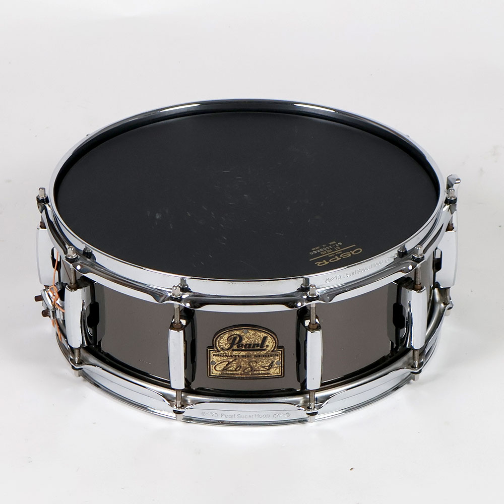 【中古】 チャドスミス シグネチャー スネアドラム パール Pearl CS1450 Chad Smith Signature 14×5 フロント画像