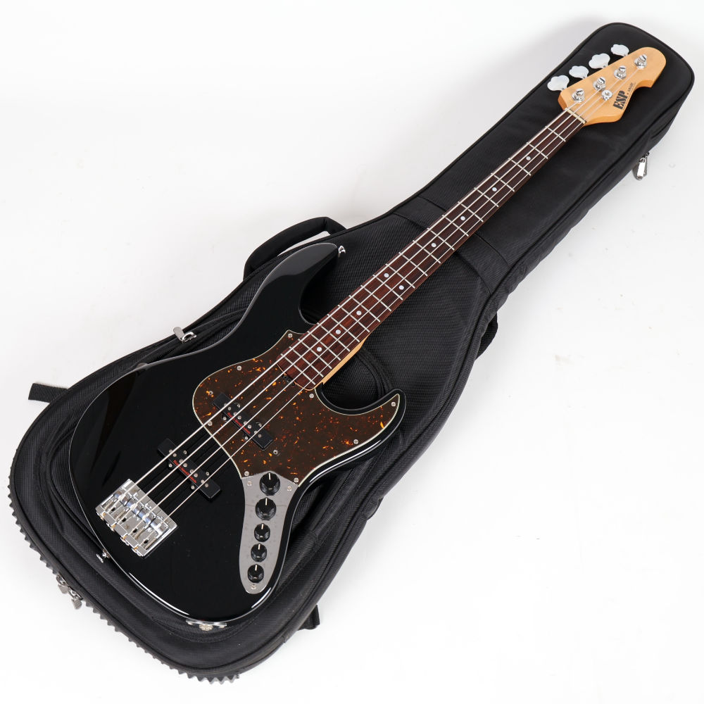 【中古】ESP AMAZE-AL/R Black 4弦エレキベース