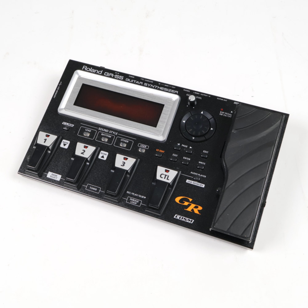 【中古】 ギターシンセサイザー ROLAND GR-55 ローランド 斜めアングル画像