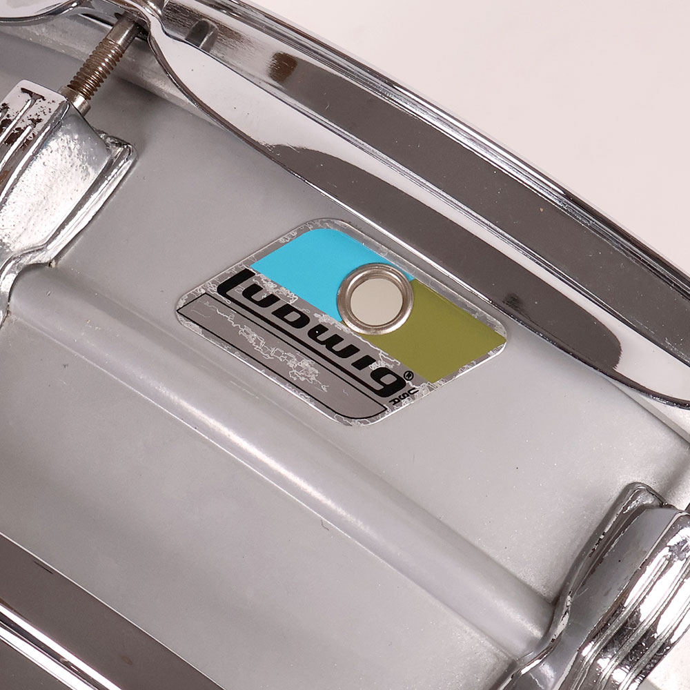 【中古】 スネアドラム ラディック Ludwig L-404 Acrolite 14×5 1980s スネアドラム エンブレム