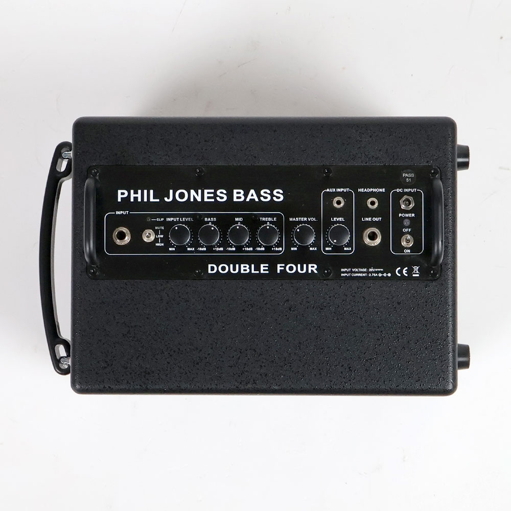 【中古】 PHIL JONES BASS Double Four BG-75 Black 小型ベースアンプ コンボ コントロールパネル
