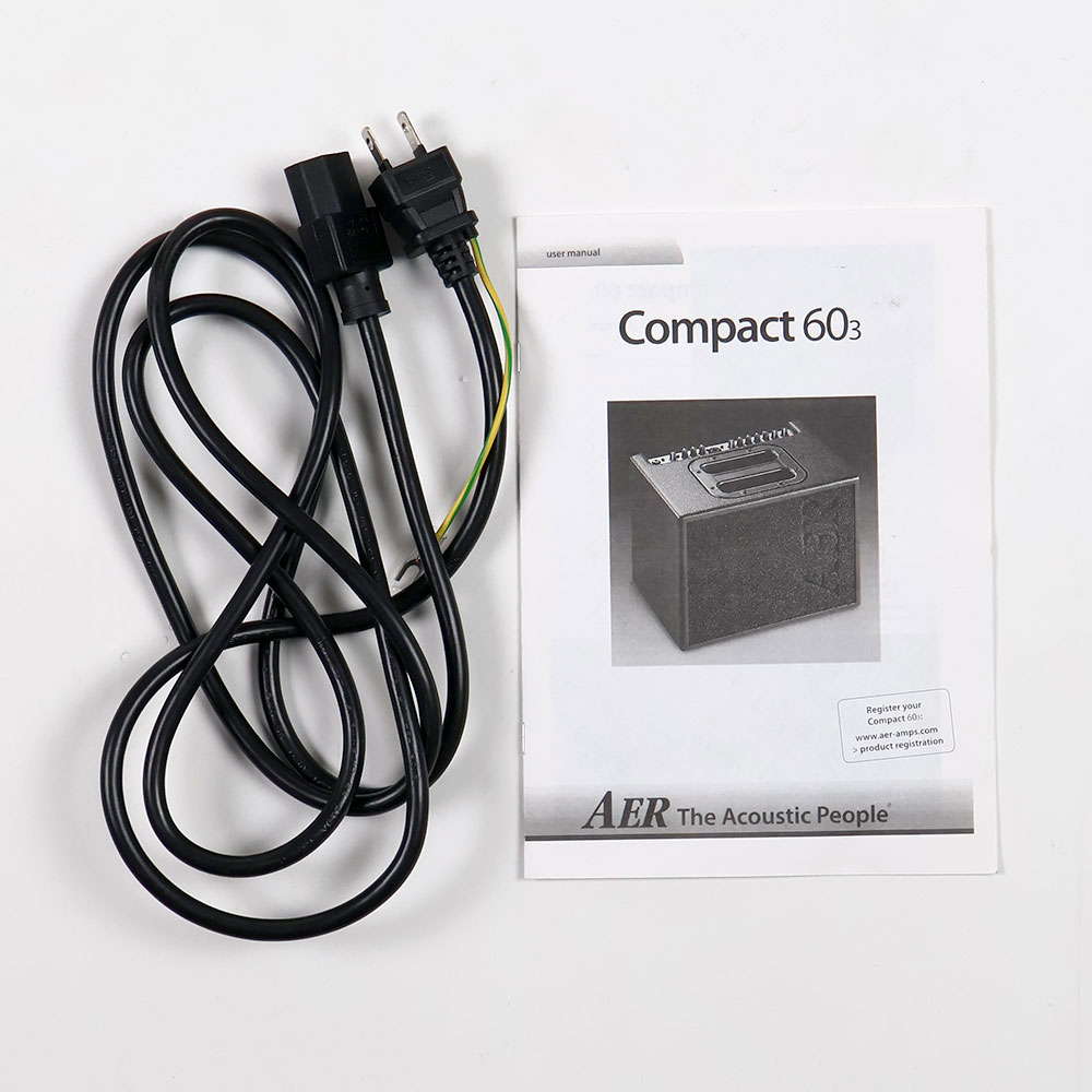 【中古】 アコースティックギターアンプ AER Compact60/3 付属品