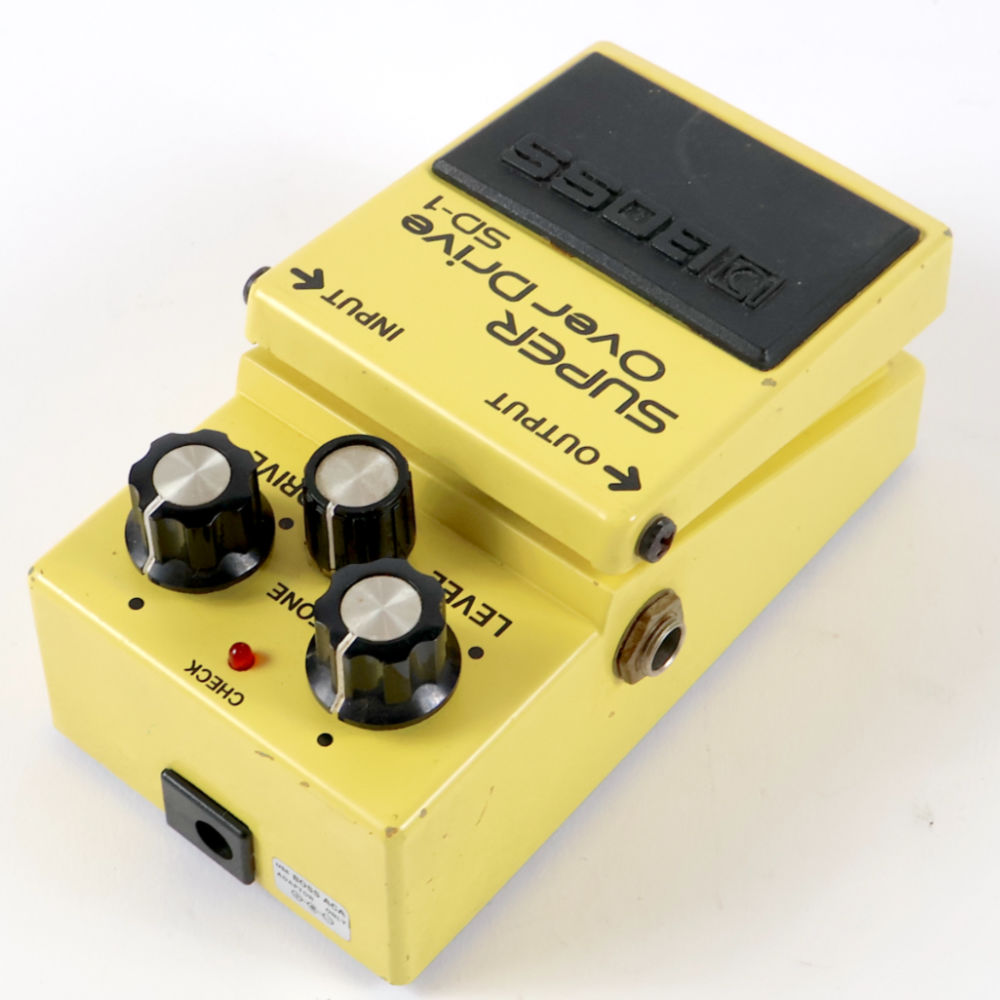 【中古】 スーパーオーバードライブ エフェクター BOSS SD-1 Super Over Drive ギターエフェクター 左サイド