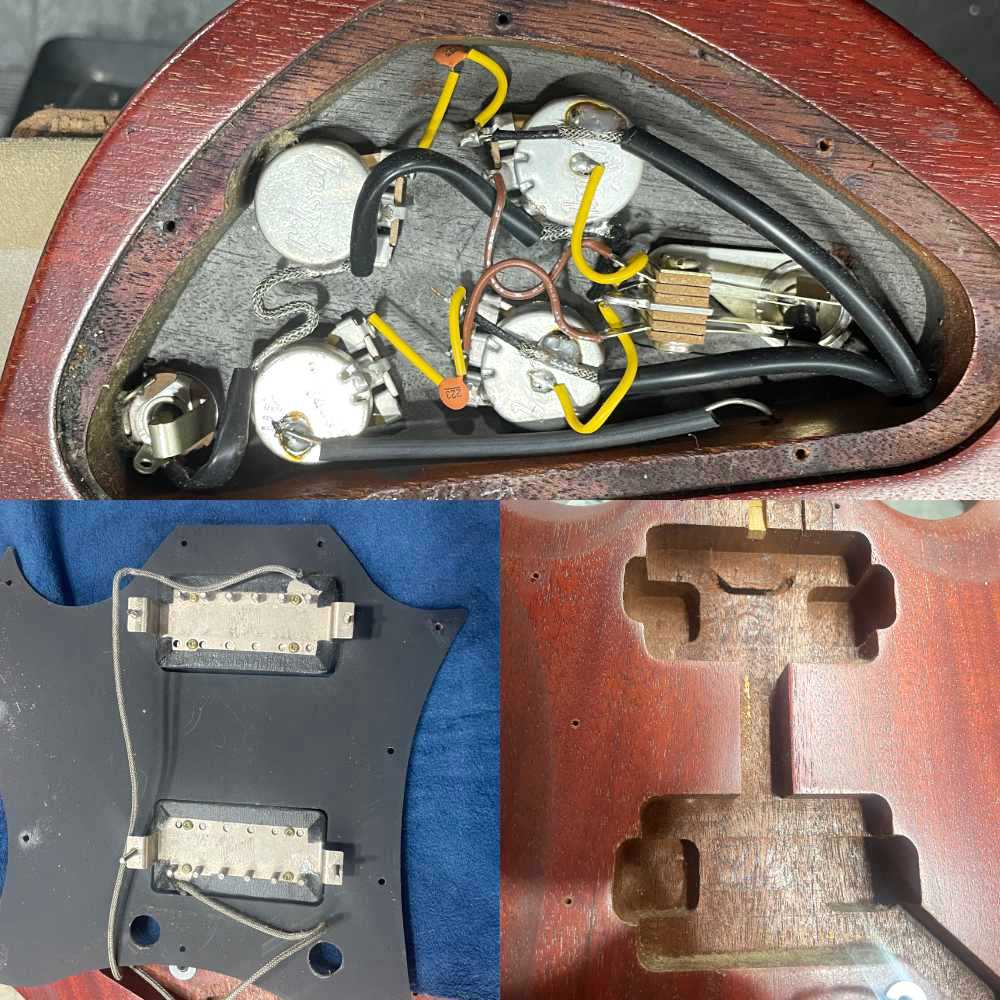 【中古】 エレキギター Gibson SG Special Faded Worn Brown 2005年製 ギブソン SG フェイデッド ウォーンブラウン 内部 