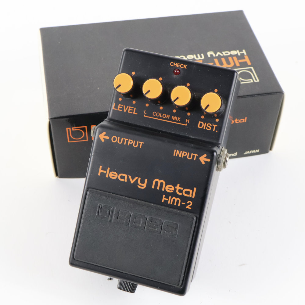 【中古】 ヘビーメタル エフェクター BOSS HM-2 Heavy Metal Made in Japan ディストーション ギターエフェクター