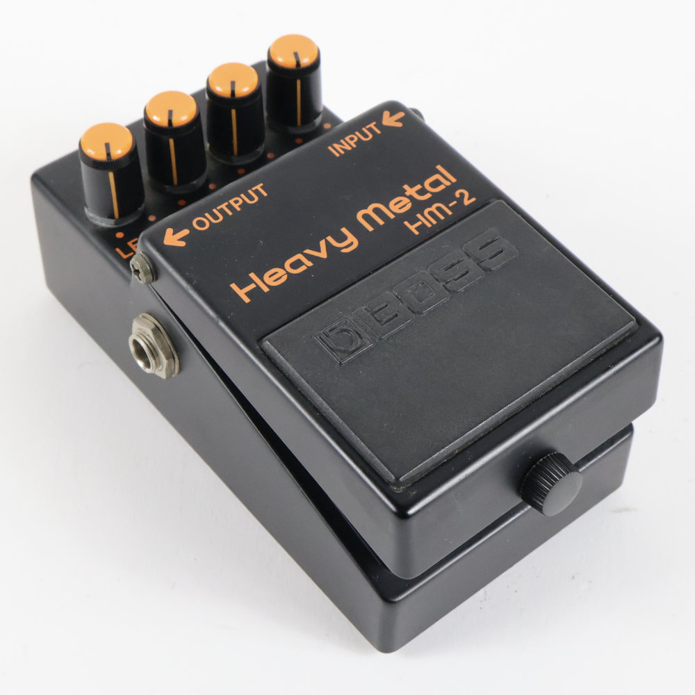【中古】 ヘビーメタル エフェクター BOSS HM-2 Heavy Metal Made in Japan ディストーション ギターエフェクター 全体