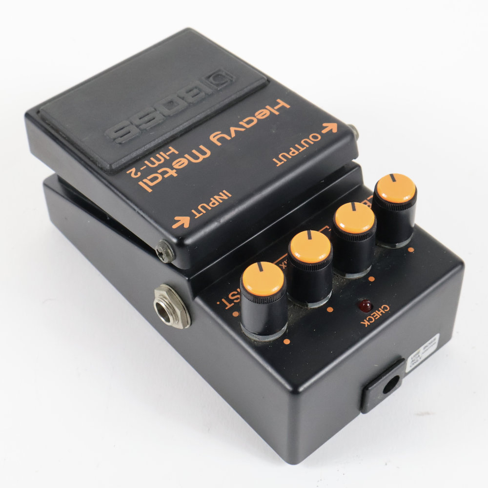 【中古】 ヘビーメタル エフェクター BOSS HM-2 Heavy Metal Made in Japan ディストーション ギターエフェクター 全体
