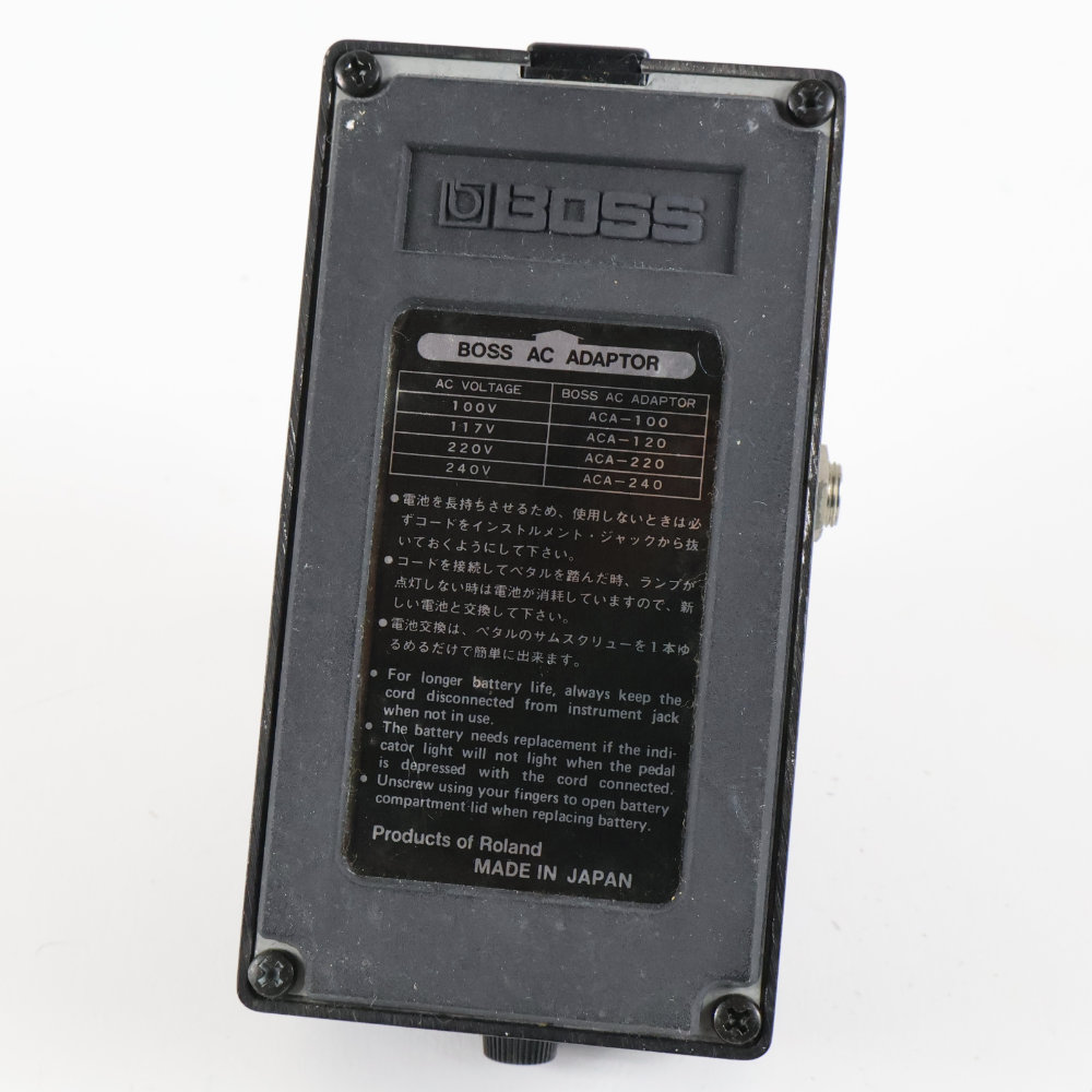 【中古】 ヘビーメタル エフェクター BOSS HM-2 Heavy Metal Made in Japan ディストーション ギターエフェクター 底面