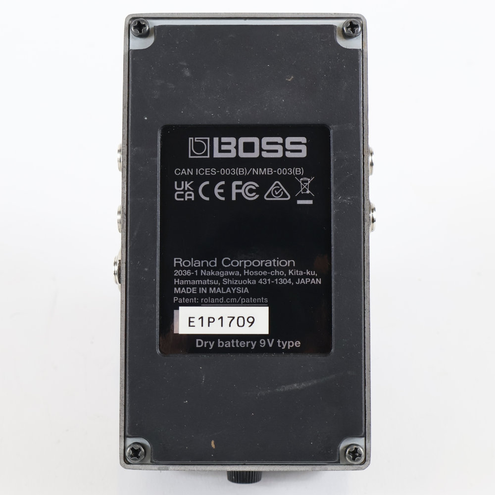 【中古】リバーブ エフェクター BOSS RV-6 Reverb ボス リヴァーブ エフェクター 底面