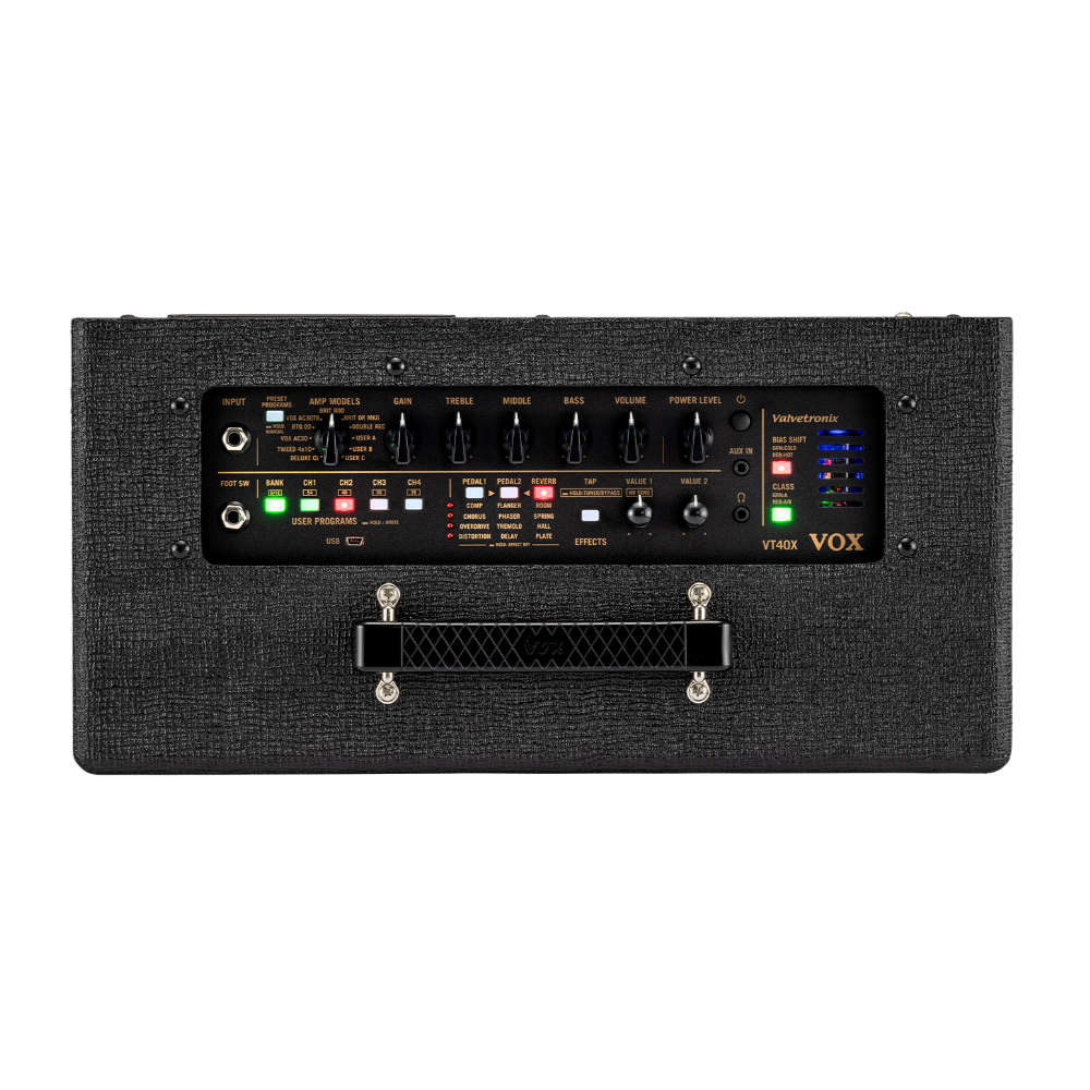 ギターアンプ VOX VT40X Classic Blue 40W ハイブリッドアンプ トップ画像