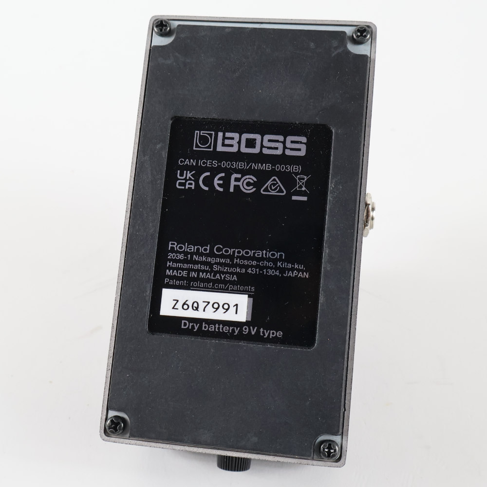 【中古】メタルコア エフェクター BOSS ML-2 Metal Core ハイゲイン ディストーション エフェクター 本体画像 裏 