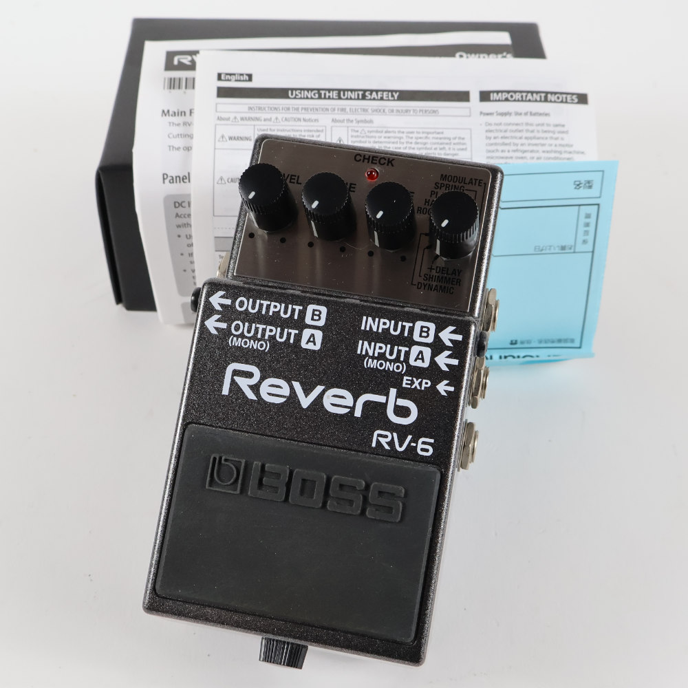 【中古】リバーブ エフェクター BOSS RV-6 Reverb ボス リヴァーブ エフェクター
