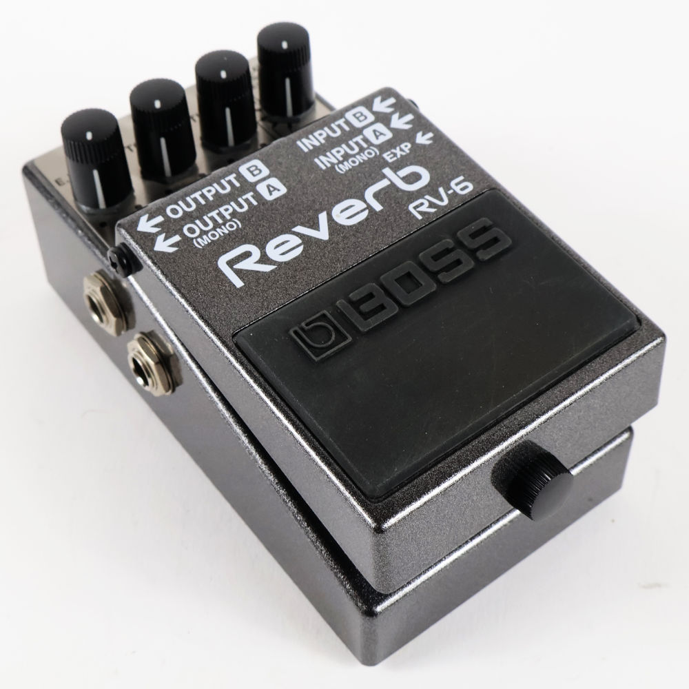 【中古】リバーブ エフェクター BOSS RV-6 Reverb ボス リヴァーブ エフェクター 本体画像 斜め 2