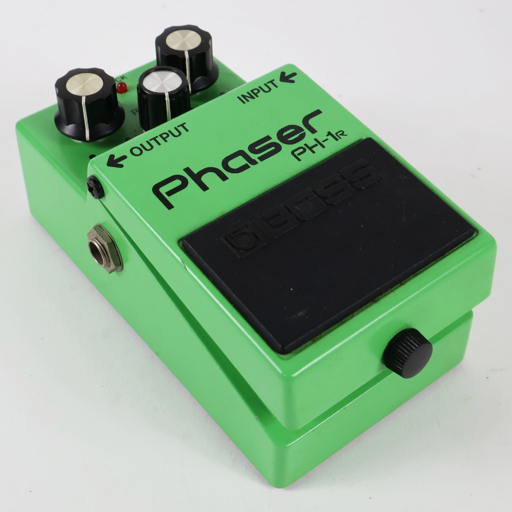 【中古】フェイザー エフェクター BOSS PH-1r Phaser Made in Japan ギターエフェクター 本体画像 斜め 2
