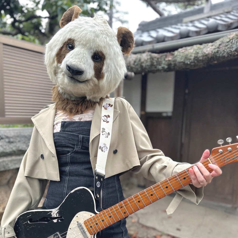 Grande uomo グランデウオモ TS-2 AC ごろごろパンダ ギターストラップ イメージ画像3
