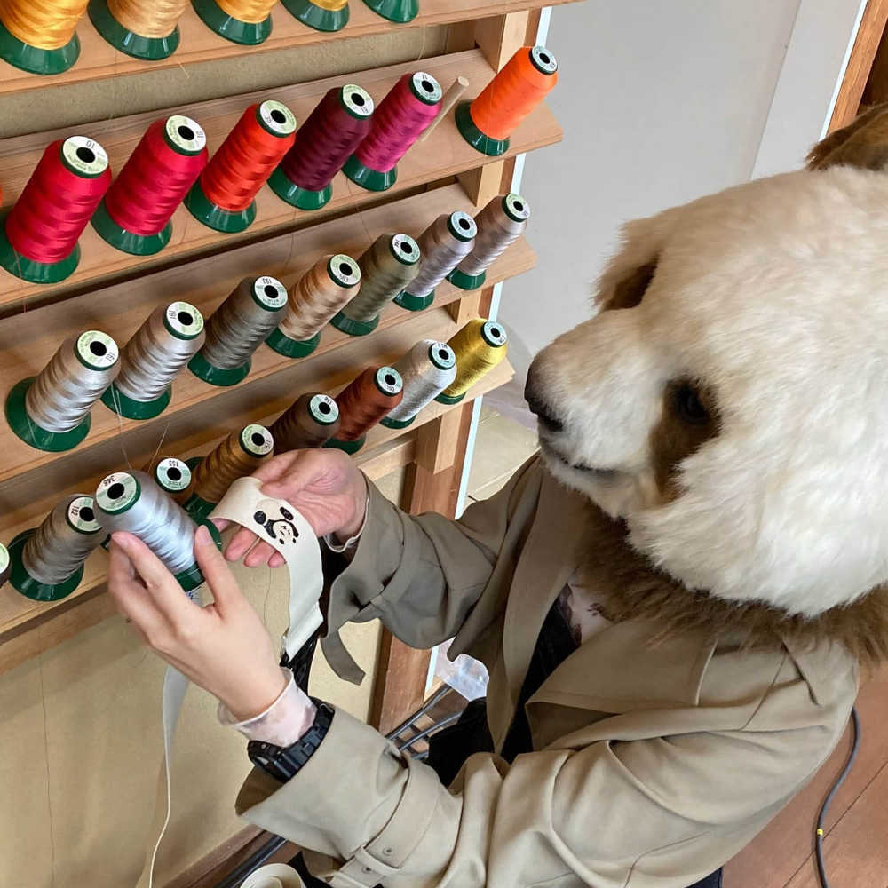 Grande uomo グランデウオモ TS-2 AC ごろごろパンダ ギターストラップ イメージ画像4