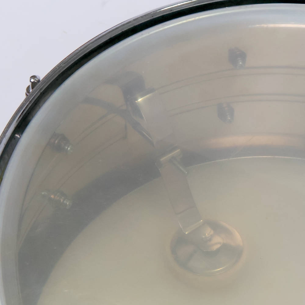 【中古】 スネアドラム パール Pearl No.4614 Challenger Steel shell 14x5.5 Made in Japan スネアドラム 内部ミュート