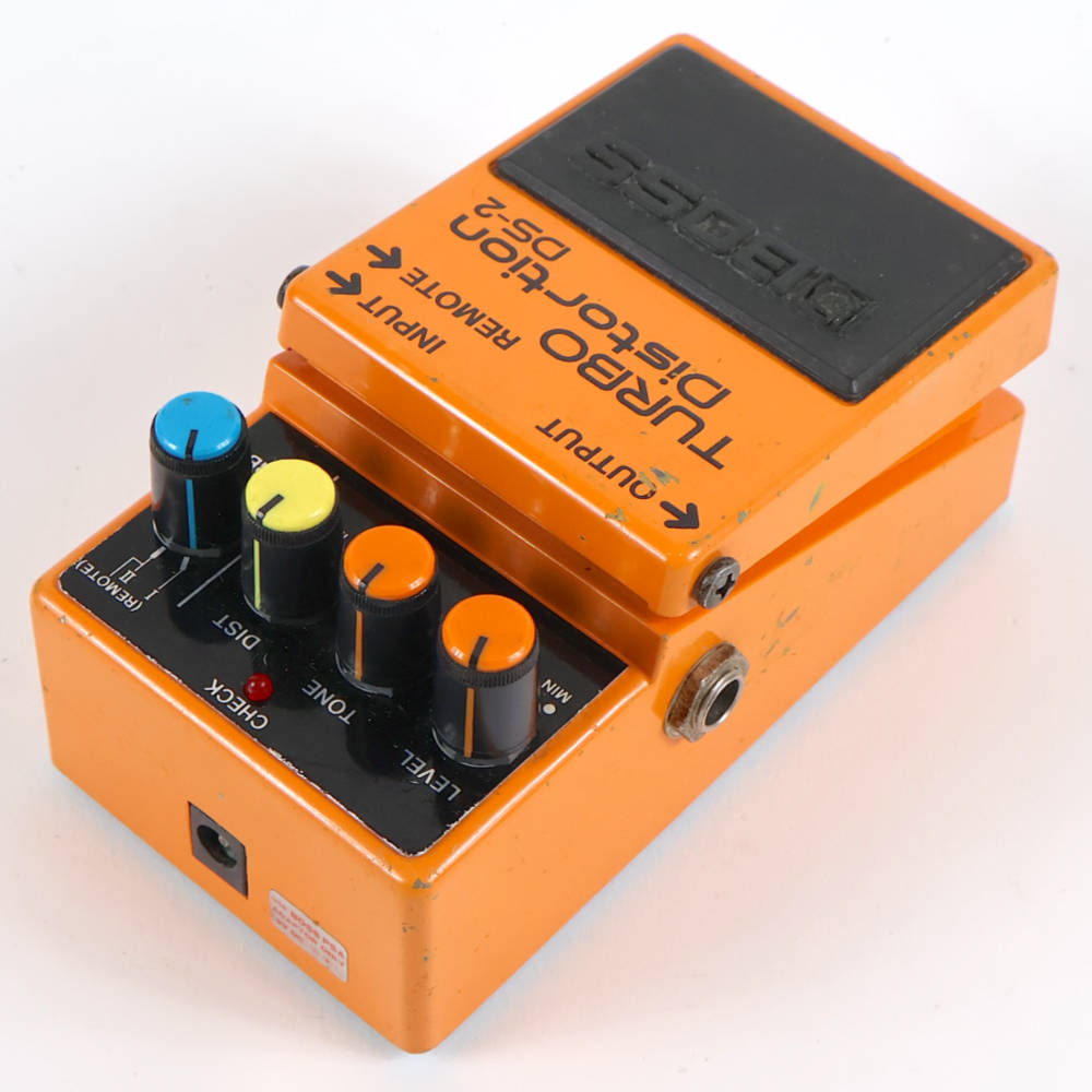 【中古】 ターボディストーション エフェクター BOSS DS-2 Turbo Distortion ギターエフェクター 左サイド
