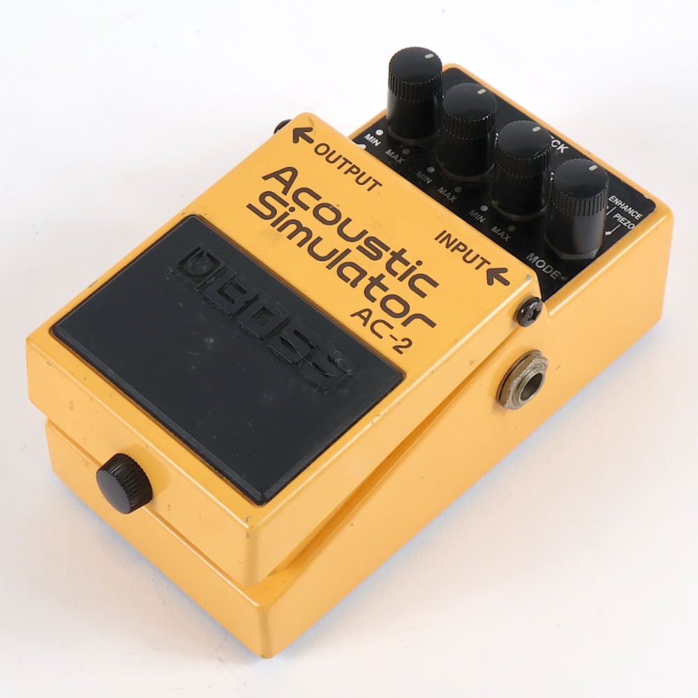 【中古】 アコースティックシミュレーター エフェクター BOSS AC-2 Acoustic Simulator ギターエフェクター 右サイド