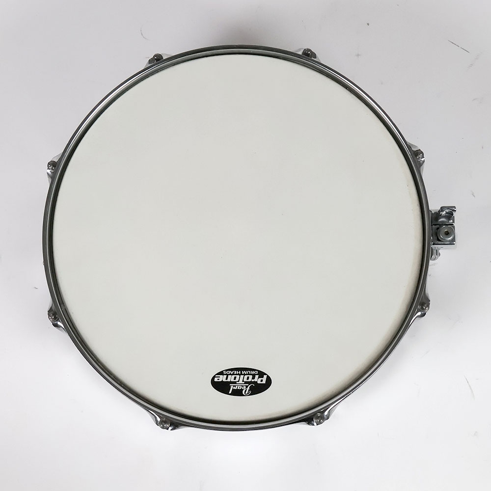 【中古】 スネアドラム パール Pearl SensiTone Steel Custom Alloy 14x5.5 スチールシェル 打面