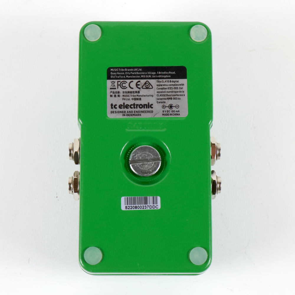 【中古】 コーラス エフェクター tc electronic Corona Chorus ギターエフェクター コロナコーラス 裏面