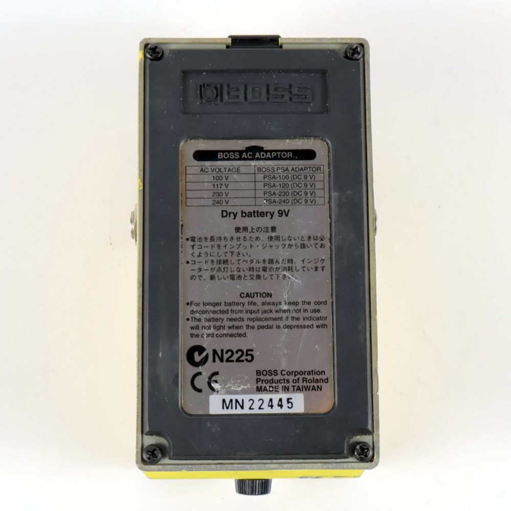 【中古】 スーパーオーバードライブ エフェクター BOSS SD-1 Super Over Drive ギターエフェクター 裏面