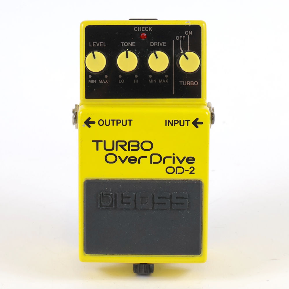 ①BOSSTURBOOverDriveターボオーバードライブOD-2日本製中古品 dショッピング |【中古】ターボオーバードライブ エフェクター BOSS OD