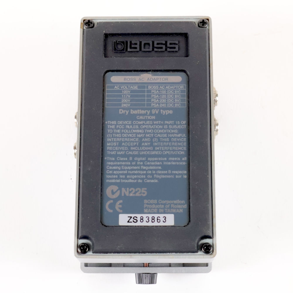 【中古】 ベースシンセサイザー BOSS SYB-5 Bass Systhsizer ボス ベースエフェクター 裏面