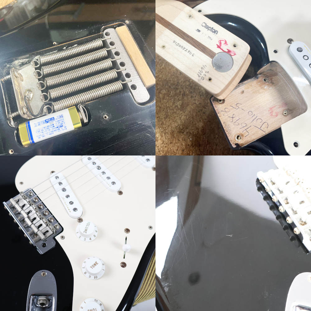 【中古】 エレキギター Fender Custom Shop Eric Clapton Signature Stratocaster Blackie 2014年製 フェンダー カスタムショップ ストラトキャスター エリック・クラプトン ブラッキー Noiseless Pickup 傷 