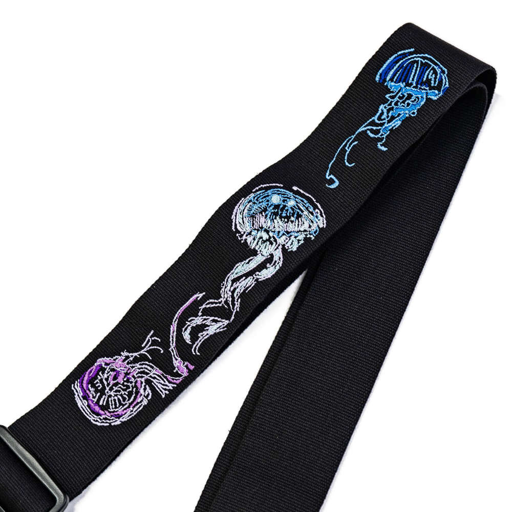 Grande uomo グランデウオモ TENDER STRAP TS-2 AC 月夜クラゲ ギターストラップ アップ画像