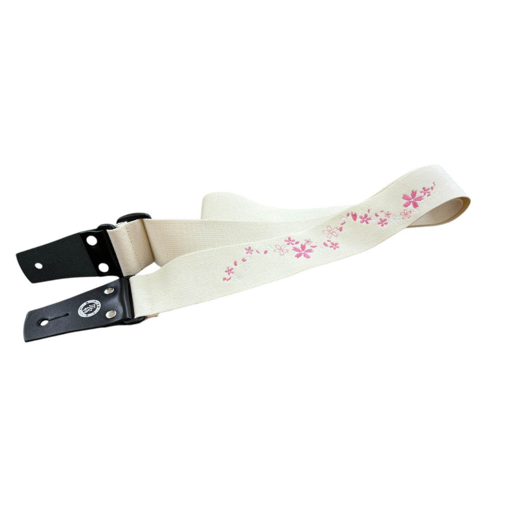 Grande uomo グランデウオモ TENDER STRAP TS-2 AC 桜 White ギターストラップ